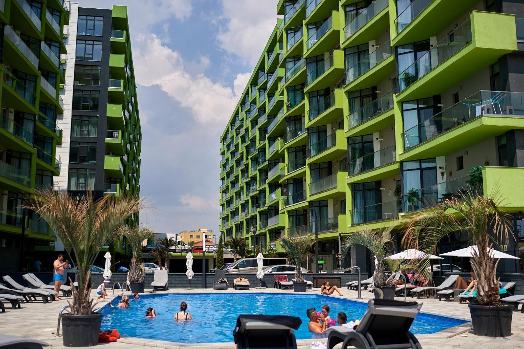 מאמאיה Sara Blu Apartment Spa And Pool Beach Resort מראה חיצוני תמונה